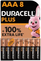 Photos - Battery Duracell  8xAAA Plus