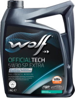 Photos - Engine Oil WOLF Officialtech 5W-30 SP Extra 4 L