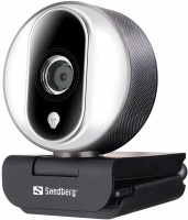 Webcam Sandberg Streamer Webcam Pro Full HD Autofocus Ring Light 