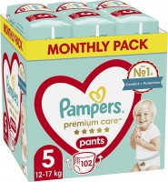 Photos - Nappies Pampers Premium Care Pants 5 / 102 pcs 