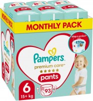 Photos - Nappies Pampers Premium Care Pants 6 / 93 pcs 