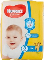 Photos - Nappies Huggies Unistar 3 / 19 pcs 