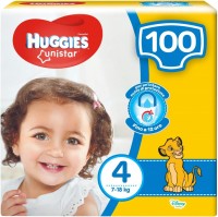 Photos - Nappies Huggies Unistar 4 / 100 pcs 