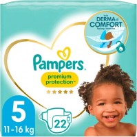 Photos - Nappies Pampers Premium Protection 5 / 22 pcs 