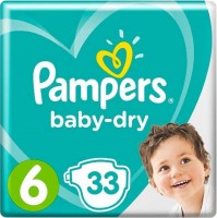 Photos - Nappies Pampers Active Baby-Dry 6 / 33 pcs 
