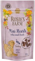 Photos - Dog Food Rosies Farm Mini Hearts Extra Small Treats Turkey 1
