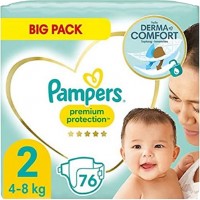 Photos - Nappies Pampers Premium Protection 2 / 76 pcs 