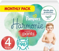 Photos - Nappies Pampers Harmonie Pants 4 / 96 pcs 