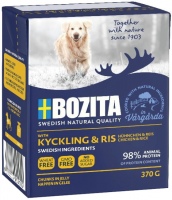 Photos - Dog Food Bozita Chunks in Jelly Chicken/Rice 1