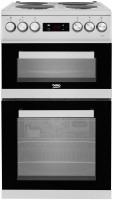 Photos - Cooker Beko KDV 555 AS silver