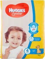 Photos - Nappies Huggies Unistar 4 / 17 pcs 