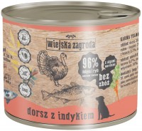 Photos - Dog Food Wiejska Zagroda Canned Adult Cod with Turkey 