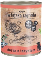 Photos - Dog Food Wiejska Zagroda Canned Adult Cod with Turkey 