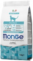 Photos - Cat Food Monge Speciality Line Monoprotein Sterilised Codfish 1.5 kg 