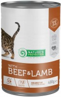 Photos - Cat Food Natures Protection Adult Canned Beef/Lamb  400 g