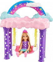 Photos - Doll Barbie Dreamtopia Chelsea Fairy Tree House GTF50 