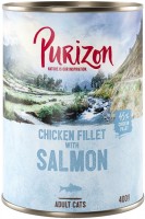 Photos - Cat Food Purizon Adult Canned Chicken Fillet with Salmon 400 g 6 pcs 