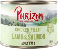 Photos - Cat Food Purizon Adult Canned Chicken Fillet with Lamb/Salmon  200 g 6 pcs