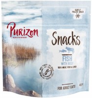 Photos - Cat Food Purizon Adult Snacks Fish with Beef 40 g 