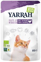 Photos - Cat Food Yarrah Organic Fillets with Turkey in Sauce 