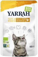 Photos - Cat Food Yarrah Organic Fillets with Chicken in Sauce 