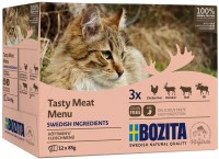 Photos - Cat Food Bozita Tasty Meat Menu in Jelly 12 pcs 