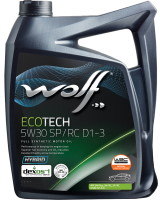 Photos - Engine Oil WOLF Ecotech 5W-30 SP/RC D1-3 5 L