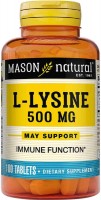 Photos - Amino Acid Mason Natural L-Lysine 500 mg 100 tab 