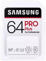 Photos - Memory Card Samsung Pro Plus SD UHS-I U3 64 GB