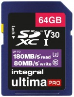 Memory Card Integral Professional High Speed SDXC V30 UHS-I U3 64 GB