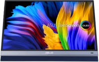 Photos - Monitor Asus ZenScreen MQ16AH 15.6 "  silver