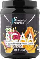 Photos - Amino Acid Powerful Progress Amino BCAA 2-1-1 + Glutamine 500 g 