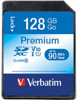 Memory Card Verbatim SD Class 10 128 GB
