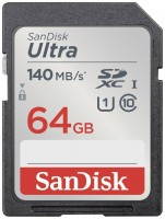 Memory Card SanDisk Ultra SDXC UHS-I 140MB/s Class 10 64 GB
