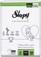 Photos - Nappies Sleepy Natural Diapers 3 / 68 pcs 