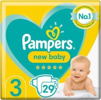 Photos - Nappies Pampers New Baby 3 / 29 pcs 