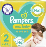 Photos - Nappies Pampers New Baby 2 / 46 pcs 