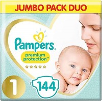 Photos - Nappies Pampers Premium Protection 1 / 144 pcs 
