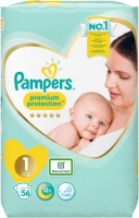 Photos - Nappies Pampers Premium Protection 1 / 56 pcs 