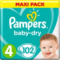 Photos - Nappies Pampers Active Baby-Dry 4 / 102 pcs 