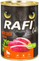 Photos - Cat Food Rafi Cat Canned with Duck 400 g 