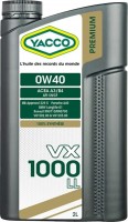 Photos - Engine Oil Yacco VX 1000 LL 0W-40 2 L