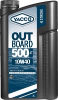 Photos - Engine Oil Yacco Outboard 500 4T 10W-40 1 L