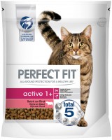 Photos - Cat Food Perfect Fit Adult 1+ Active Beef  1.4 kg