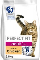 Photos - Cat Food Perfect Fit Adult 1+ Chicken  2.8 kg