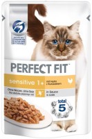 Photos - Cat Food Perfect Fit Sensitive 1+ Chicken Pouch  96 pcs