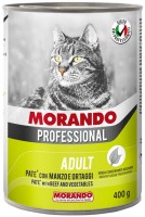 Photos - Cat Food Morando Professional Adult Pate with Beef and Vegetables 