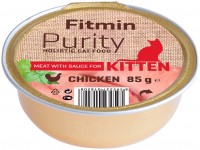 Photos - Cat Food Fitmin Purity Alutray Kitten Chicken 85 g 