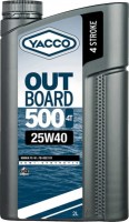 Photos - Engine Oil Yacco Outboard 500 4T 25W-40 2 L