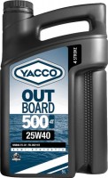 Photos - Engine Oil Yacco Outboard 500 4T 25W-40 5 L